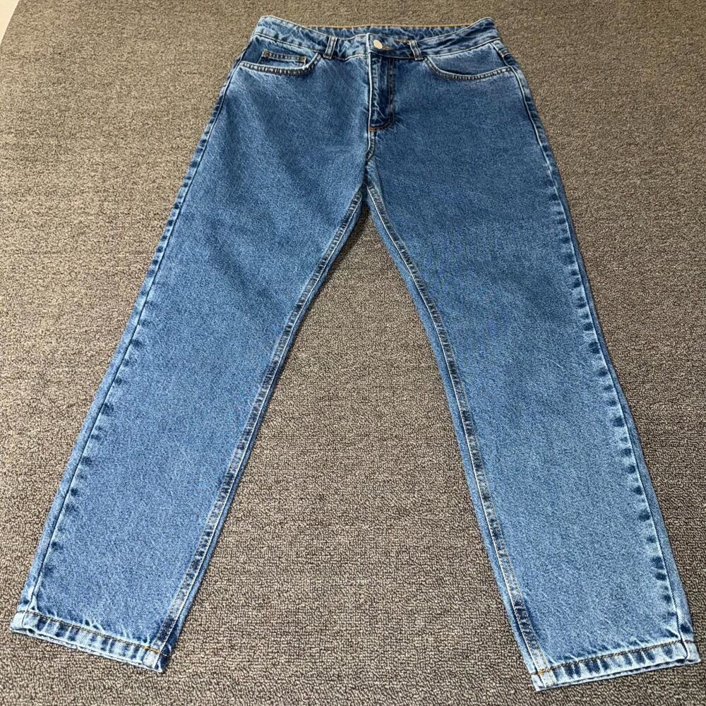 Reclaimed‎ Vintage Jeans Mens W30 Blue Denim Medium Wash Pockets Straight Leg